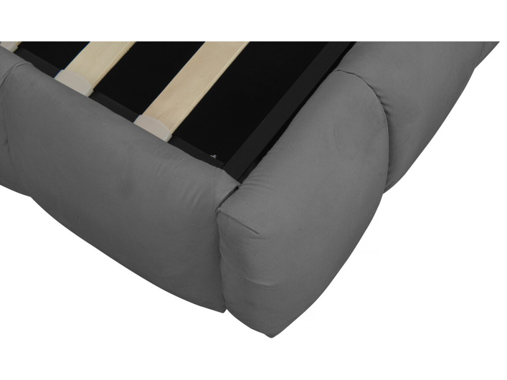 Annie bed with storage 140 x 190 cm - Grey