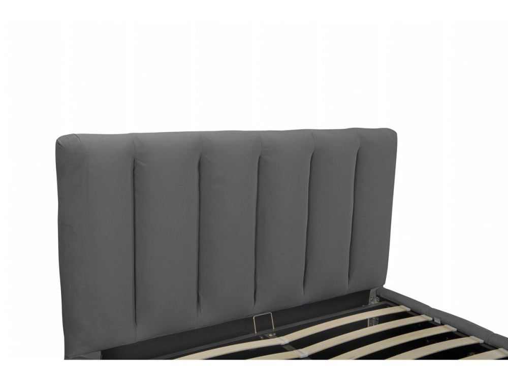 Annie bed with storage 140 x 190 cm - Grey
