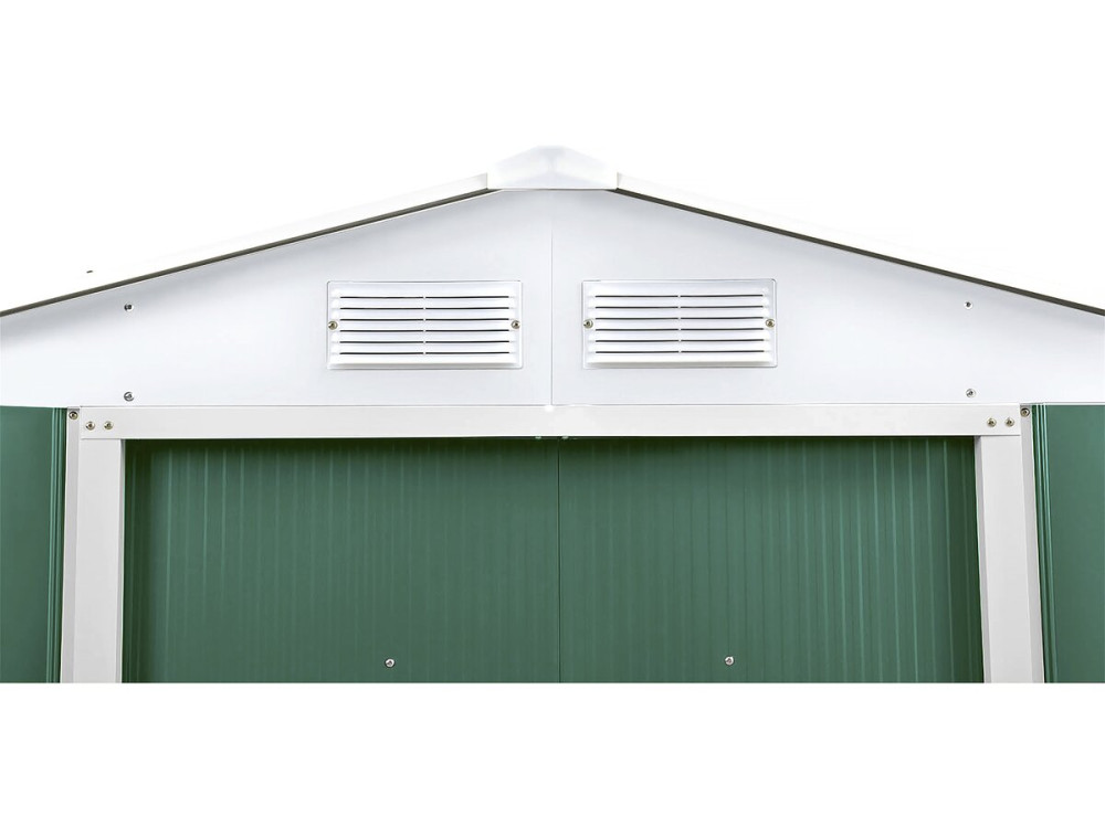Metal garden shed - "Rosas" - 2.71 m² with water collector