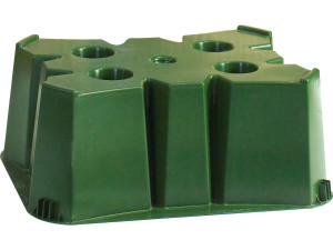Base for 500 L water collector - 75 x 60 x 30 cm - Green