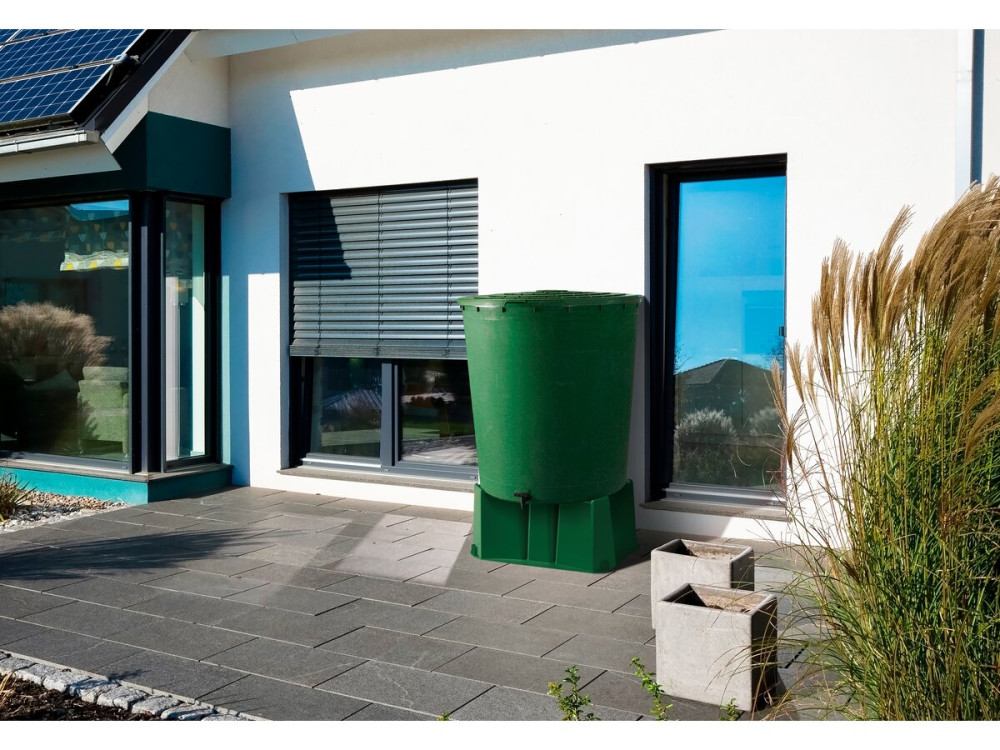 Base for 500 L water collector - 75 x 60 x 30 cm - Green