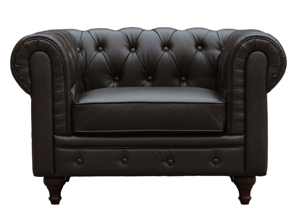 Armchair Chesterfield "Aliza" - Brown