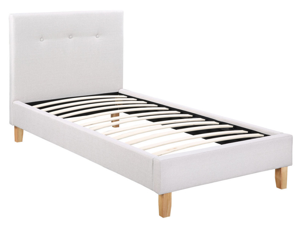 "Elise" bed - 90 x 190cm - Beige