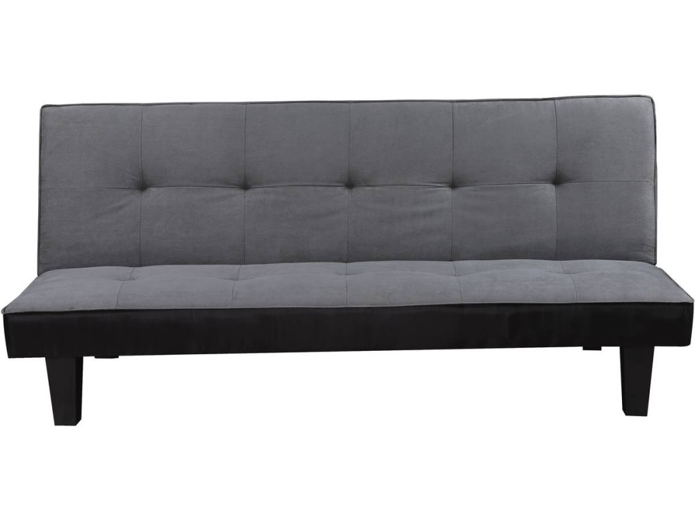 SOFA CLIC-CLAC JOHN - 3 SEATS - GREY