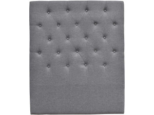 PADDED HEADBOARD 90CM DECO MADE OF FABRIC - GREY
