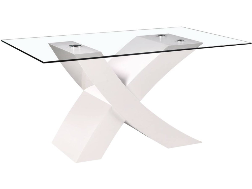 "Mona" dining table - 150 x 90 x 74 cm - White
