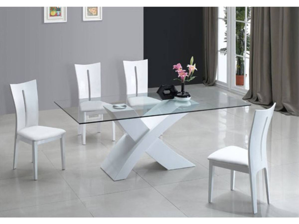 "Mona" dining table - 150 x 90 x 74 cm - White
