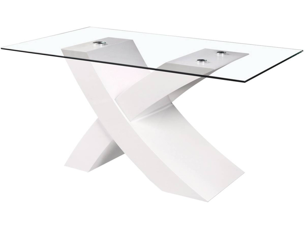 "Mona" dining table - 150 x 90 x 74 cm - White