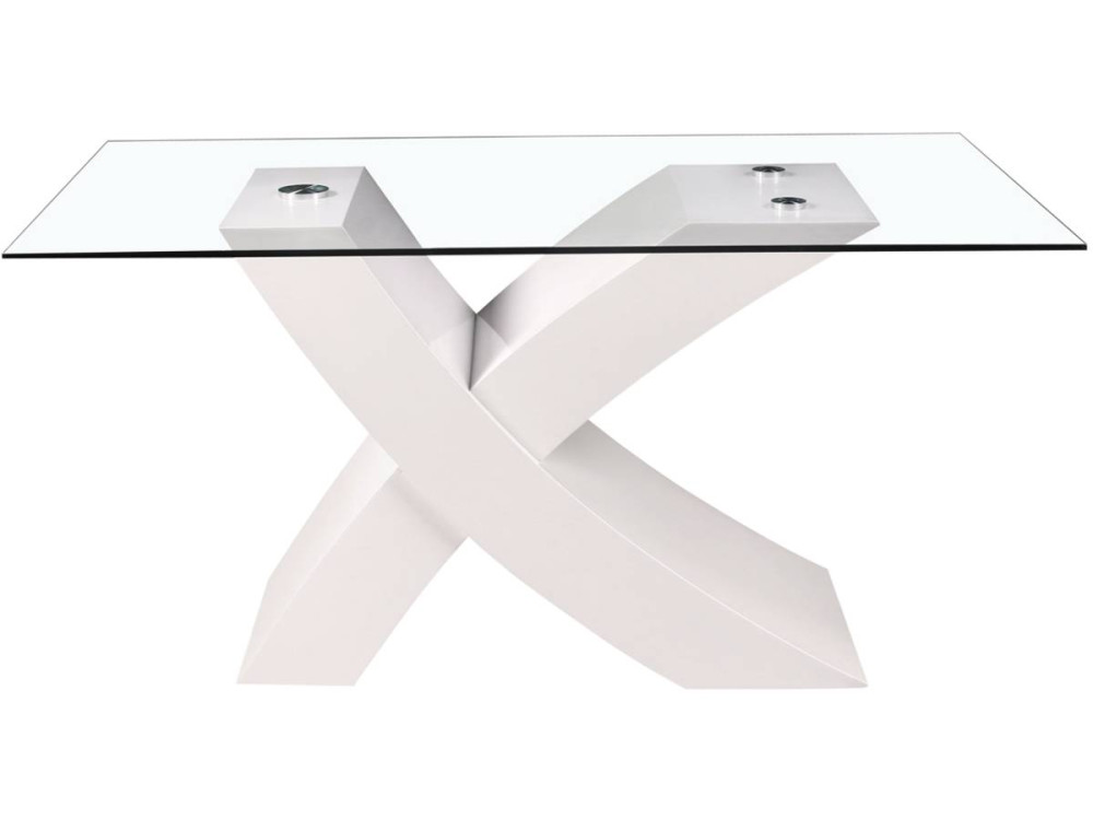 "Mona" dining table - 150 x 90 x 74 cm - White