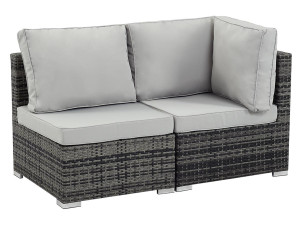 Garden lounge set 2 pcs "Ibiza" - Florida - Grey