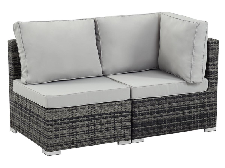 Garden lounge set 2 pcs "Ibiza" - Florida - Grey