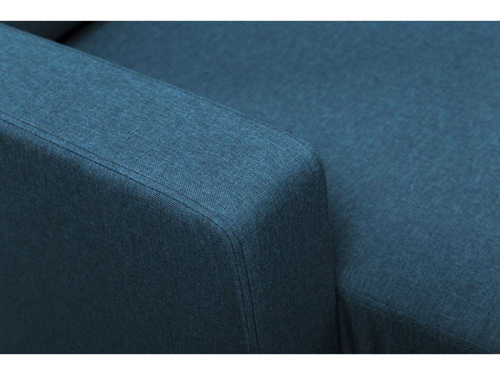 Reversible corner sofa "Gabby" in fabric - 3 seats - Blue