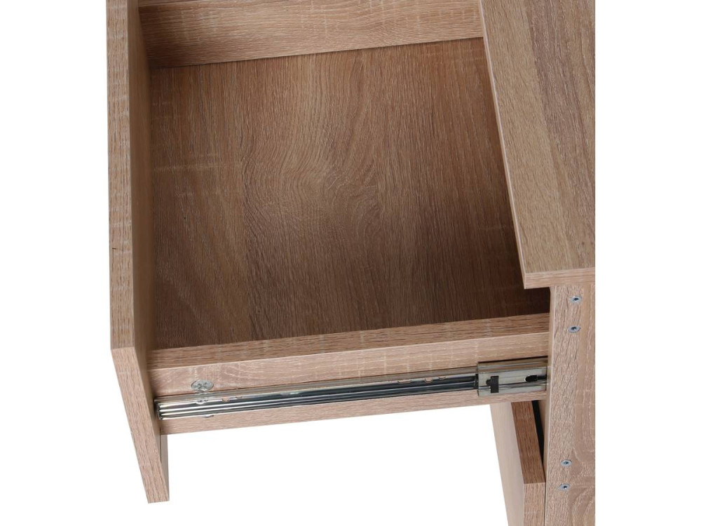 Tammy bedside table with 2 drawers - Oak