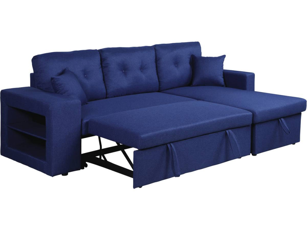 Convertible corner sofa  "Axel" - Blue
