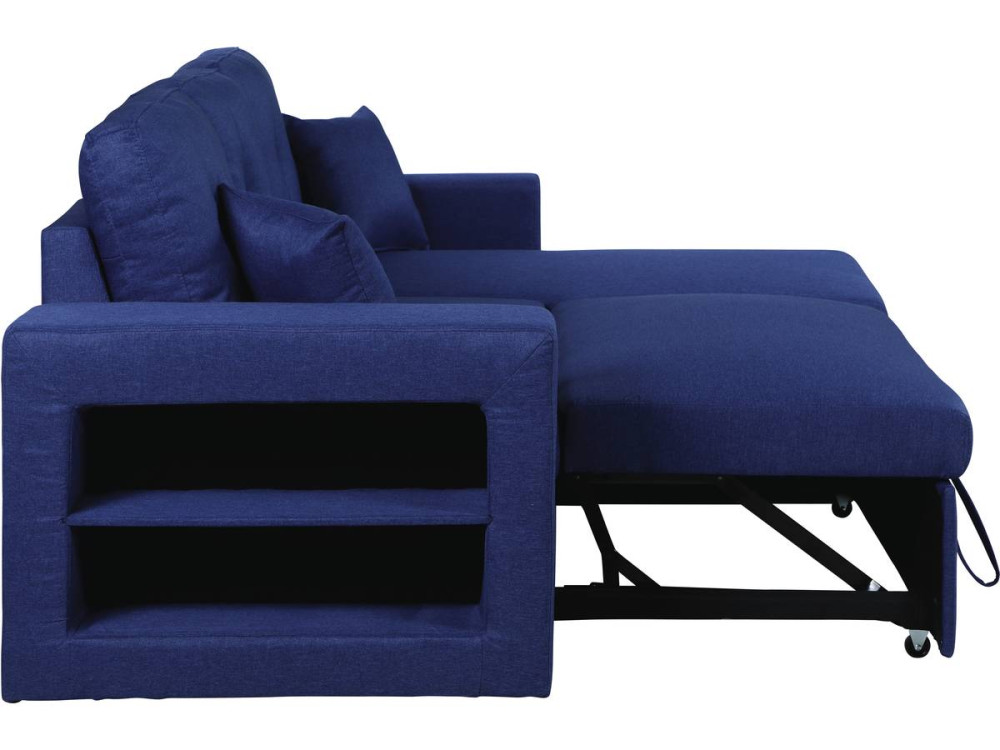 Convertible corner sofa  "Axel" - Blue