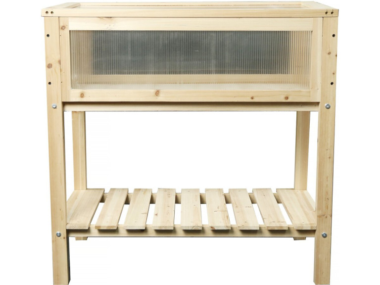 Wooden vegetable patch on legs "Rose" - 79 x 40 x 79.5 cm