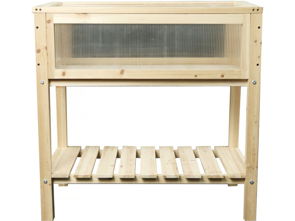 Wooden vegetable patch on legs "Rose" - 79 x 40 x 79.5 cm