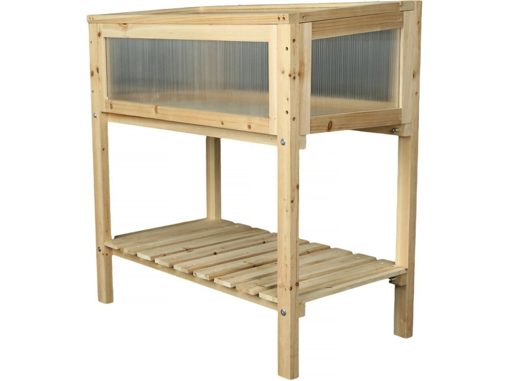 Wooden vegetable patch on legs "Rose" - 79 x 40 x 79.5 cm
