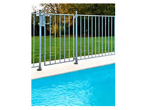 Eglantine aluminum barricade Standard height 1.20 m