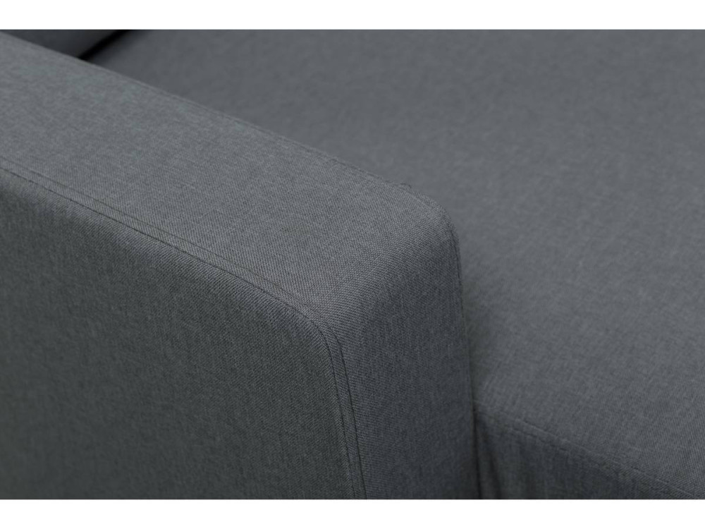 Reversible corner sofa "Gabby" in fabric - 3 seats - Grey