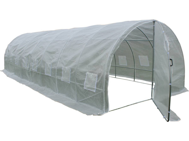 Greenhouse Tunnel with Swinging Door "Mimosa" - 24m² - 8 x 3 x 2 m