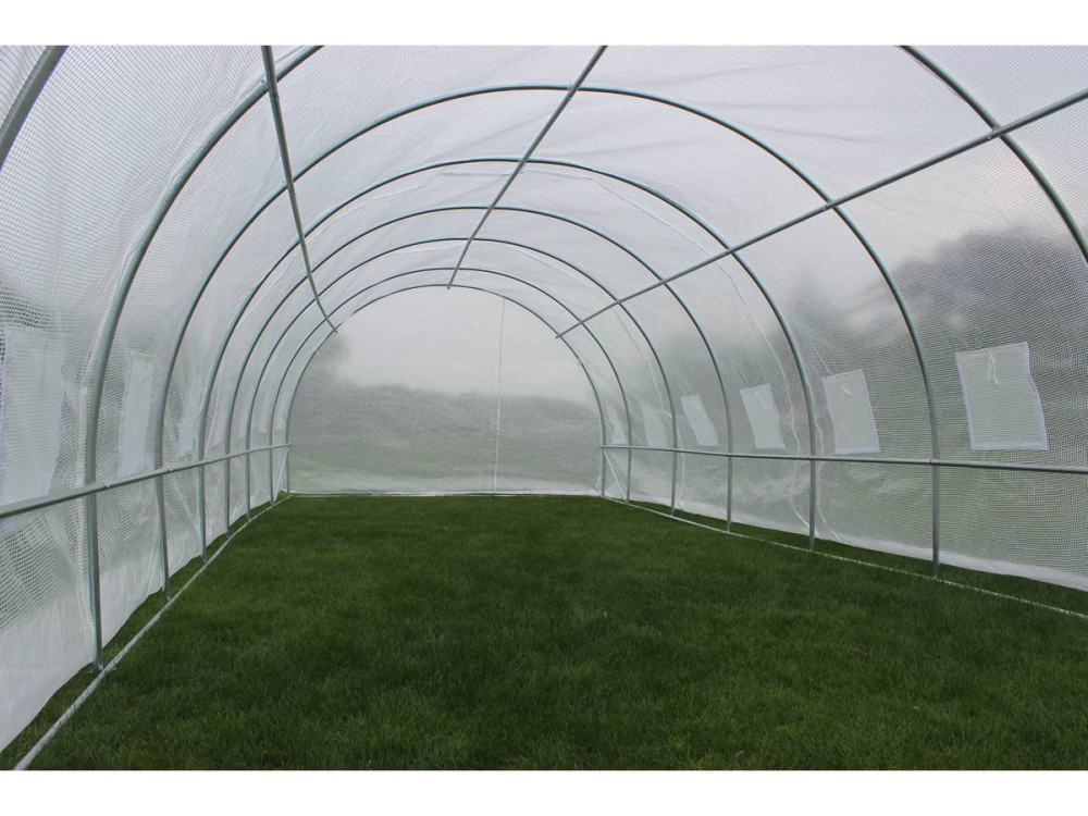 Greenhouse Tunnel with Swinging Door "Mimosa" - 24m² - 8 x 3 x 2 m