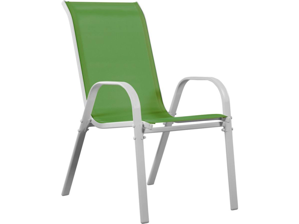 "Cordoba" Textilene garden chair - Phoenix - Green - Pack of 4