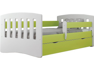 classic" children's bed - 160 x 80 cm - Green