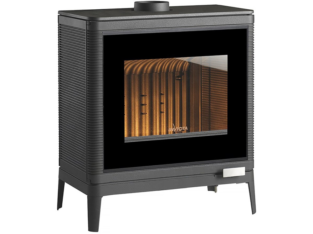 Poêle à bois en Fonte "Kazan GA" - 65,2 x 37,2 x 76,8 cm - 9 kW - Anthracite