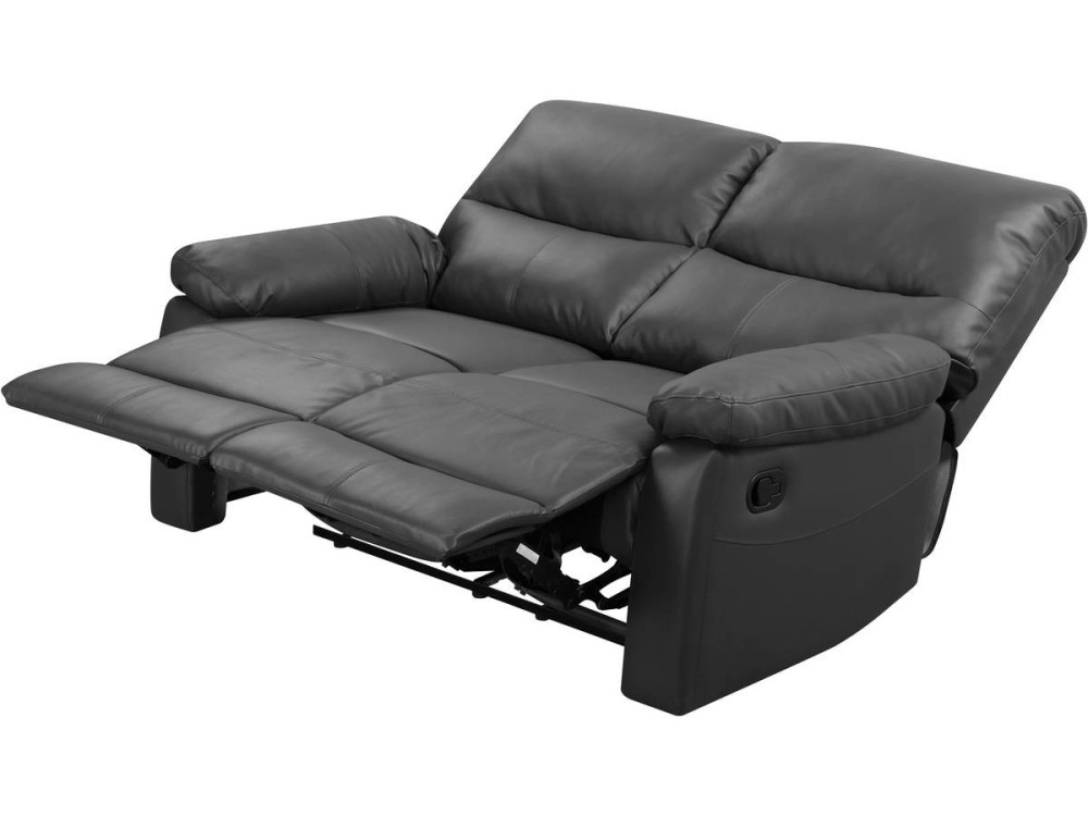LINCOLN RECLINER SOFA -  2-SEATER - TAUPE
