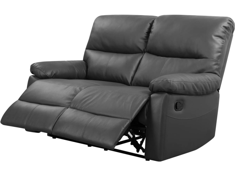 LINCOLN RECLINER SOFA -  2-SEATER - TAUPE