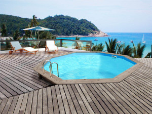 Piscine bois Venecia " - 5.80 x 1.31m