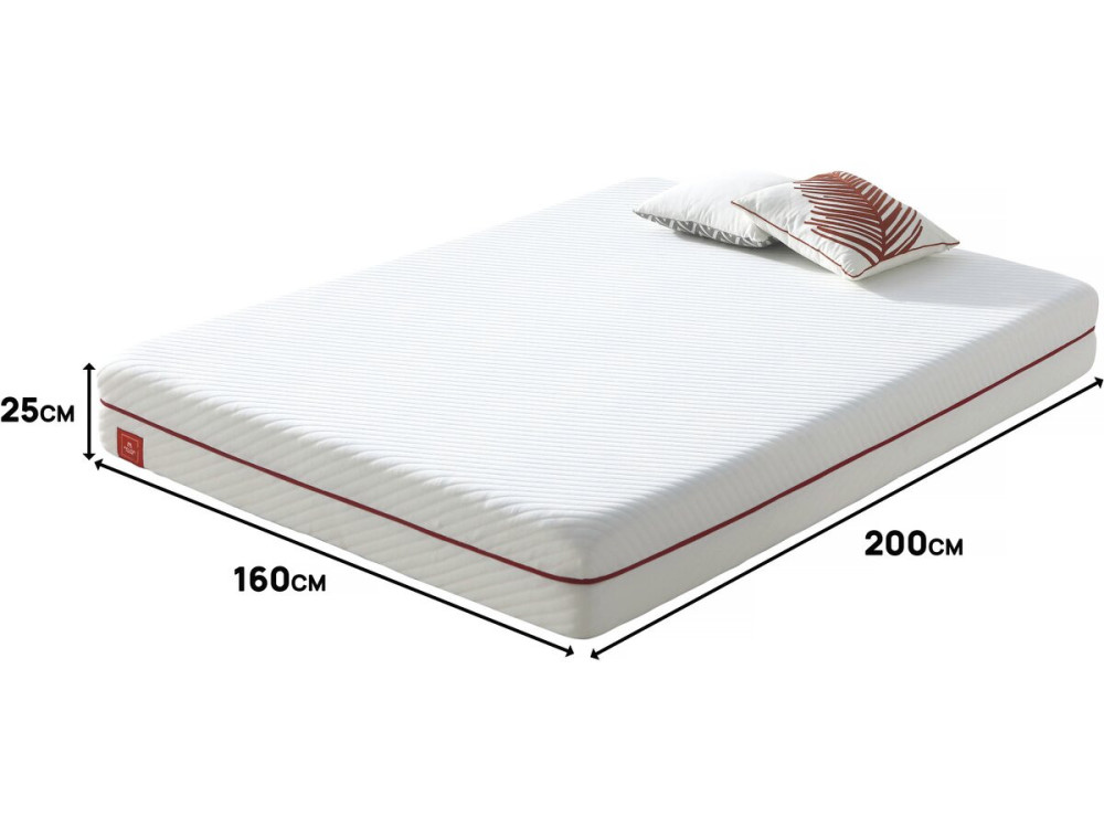 Memory foam mattress "Sana" - 160 x 200 cm