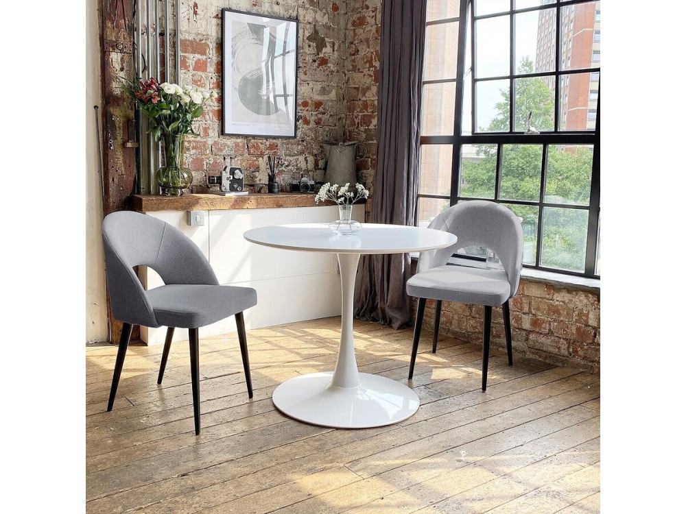 Set of 2 "Alma" chairs - Grey