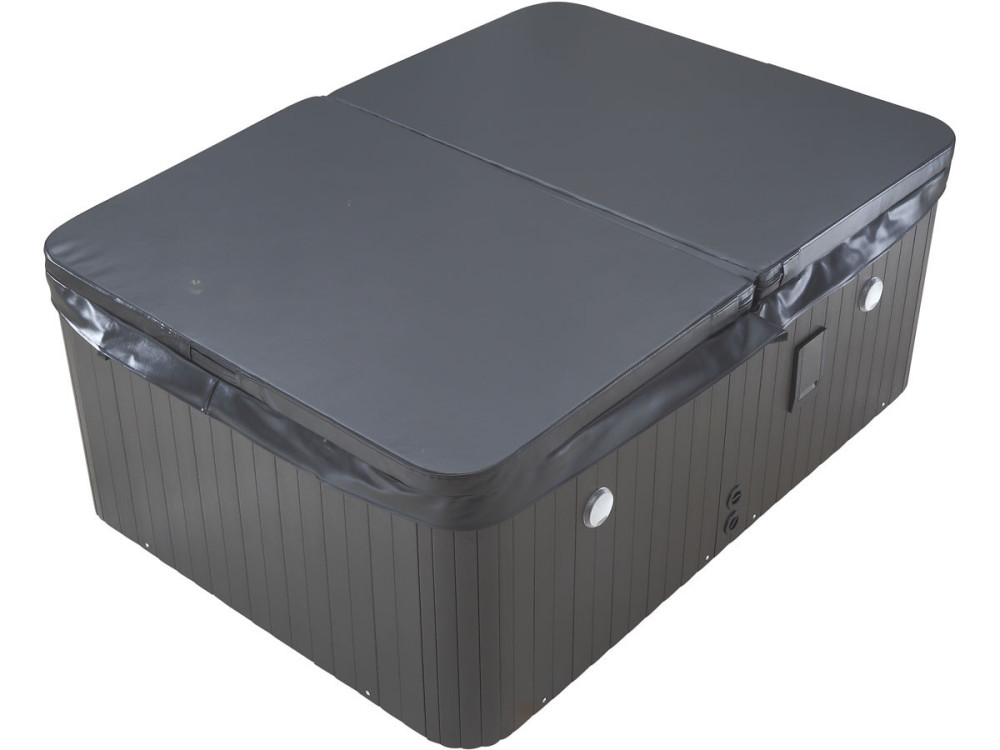 Haiti 4-seater LED spa - Integrated Bluetooth speakers - Grey