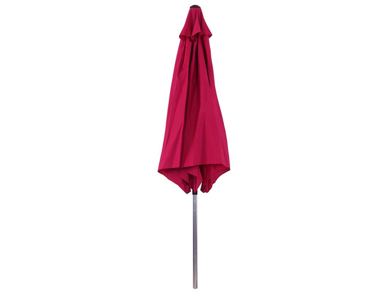 Straight Parasol garden Alu "Sol" - Round - Ø 3m - Pink