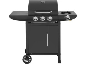 Gas barbecue "Feria 4" - 4 burners including 1 side burner - 11.5 kW - Black