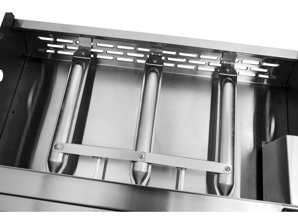 Jolly 3-burner gas plancha - 7.5 Kw - Grey