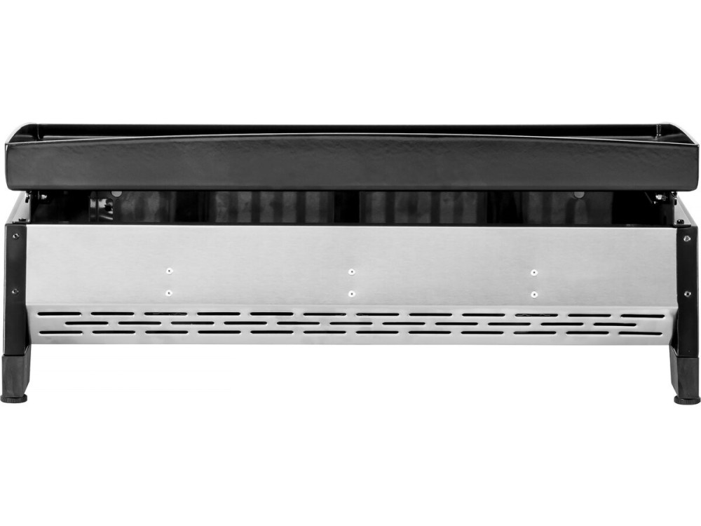Jolly 3-burner gas plancha - 7.5 Kw - Grey