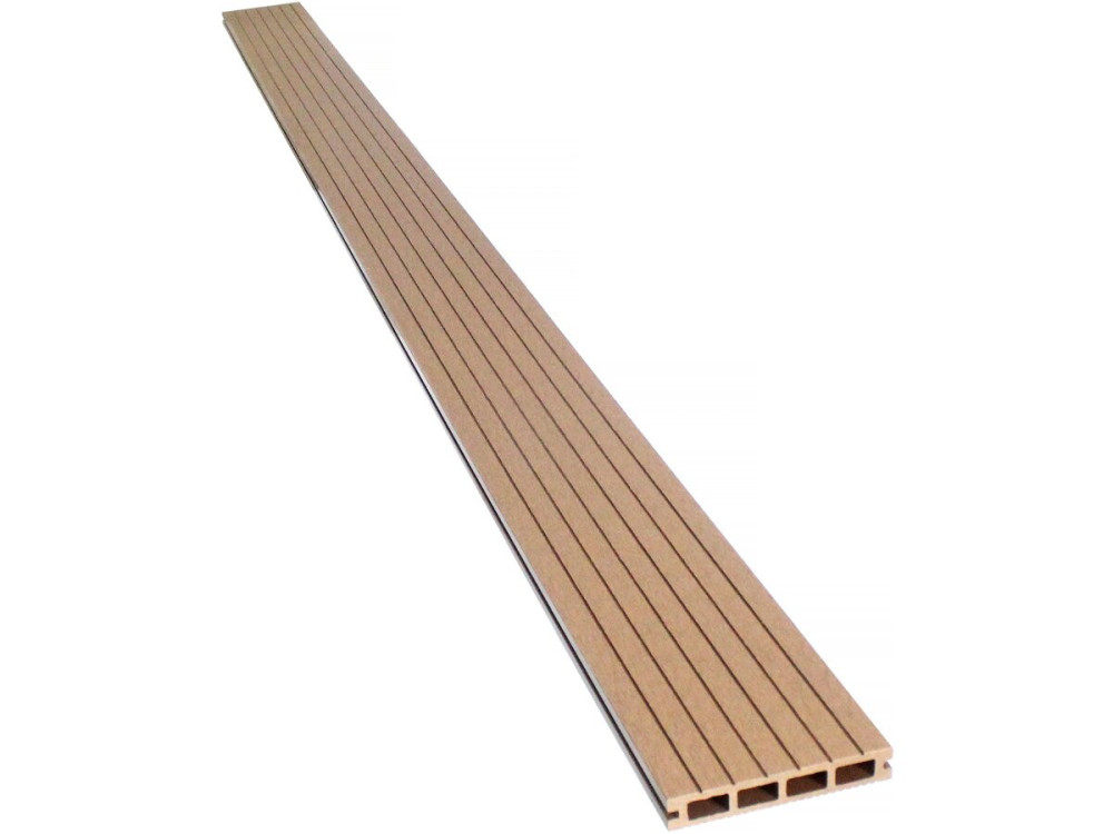 Set of 3 honeycomb composite decking boards - Length: 2.4m - surface area 1m² - Terracotta