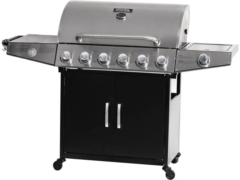 Barbecue gas "Party 6" - 7 burners including 1 side - 20.9 kW