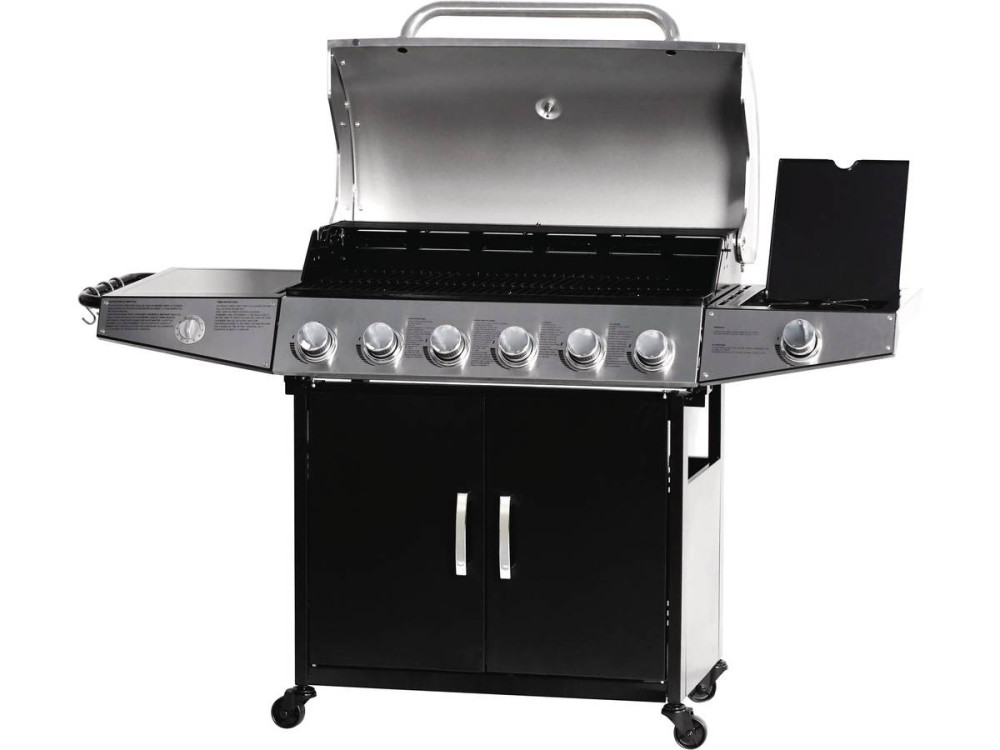 Barbecue gas "Party 6" - 7 burners including 1 side - 20.9 kW