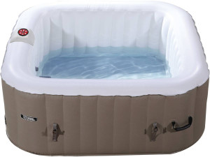 Inflatable PVC Spa Monac - 4 People - Taupe/Beige