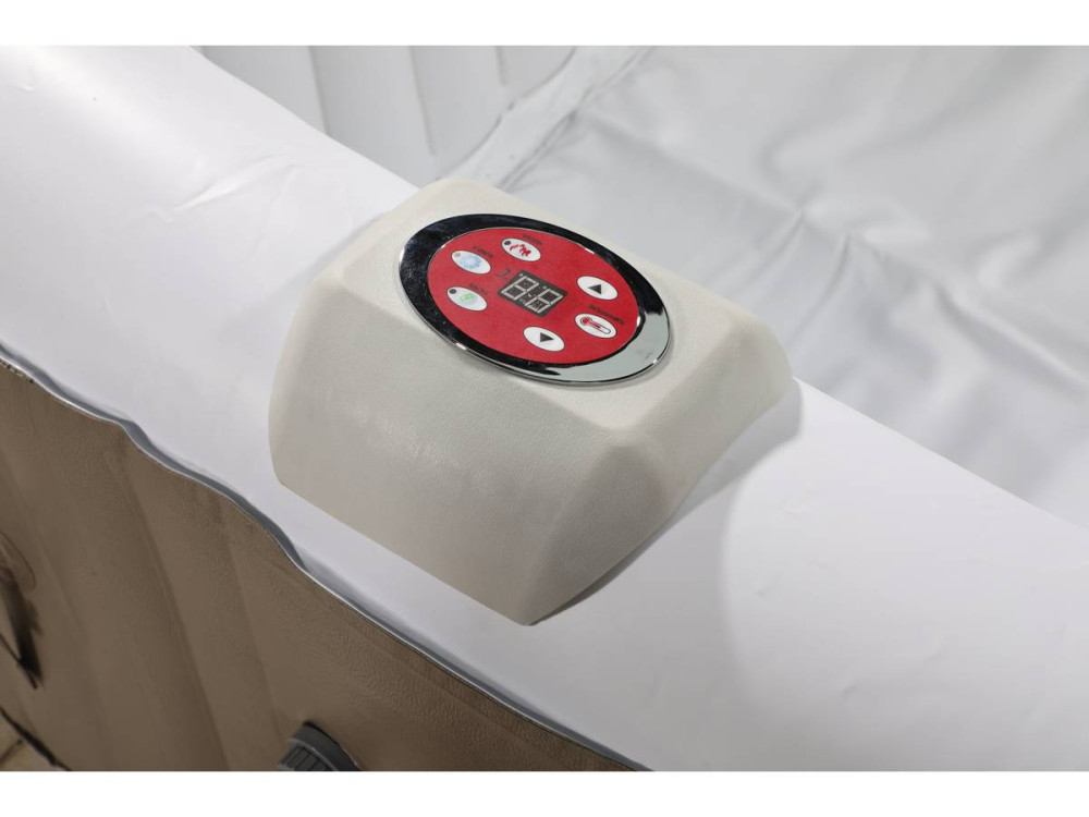 Inflatable PVC Spa Monac - 4 People - Taupe/Beige