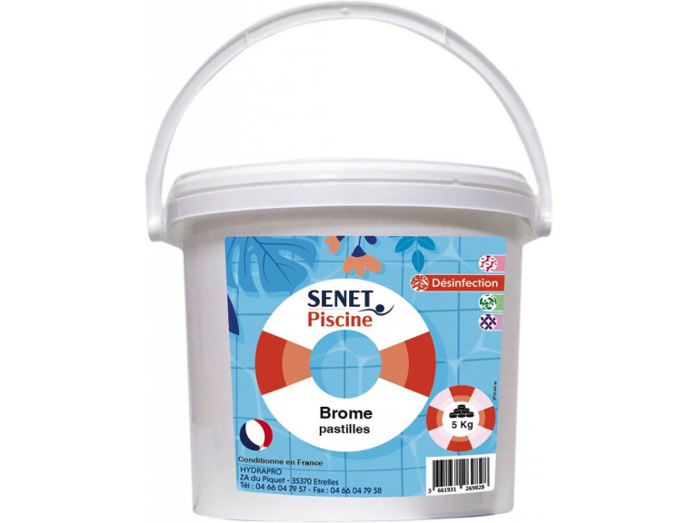 Senet Piscine bromine pebbles - 5 kg