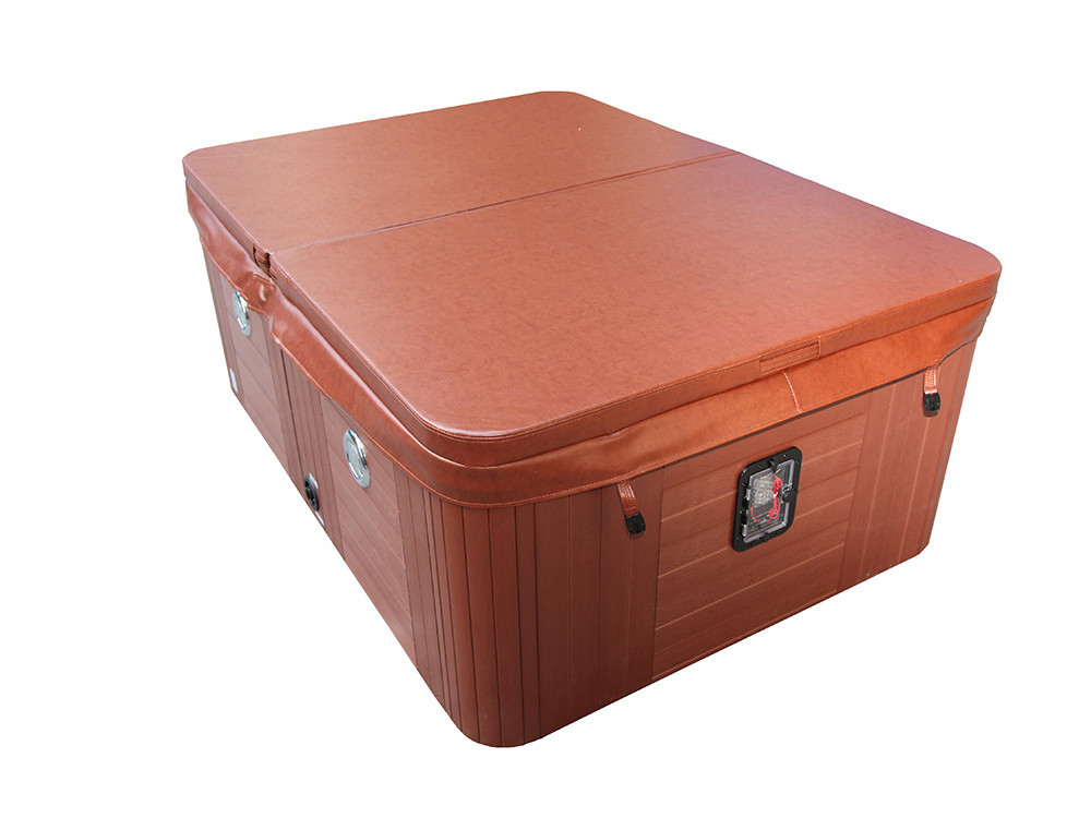 Fidji 4-seater spa - Grey tub - Balboa system + integrated iPhone station - 210x152x81 cm