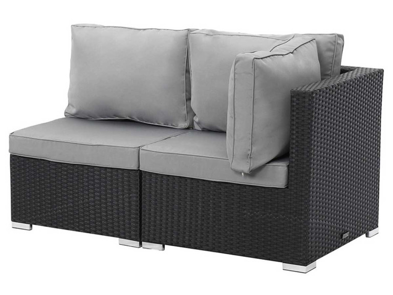 Garden lounge set 2 pcs "Ibiza" - Atlanta - Black
