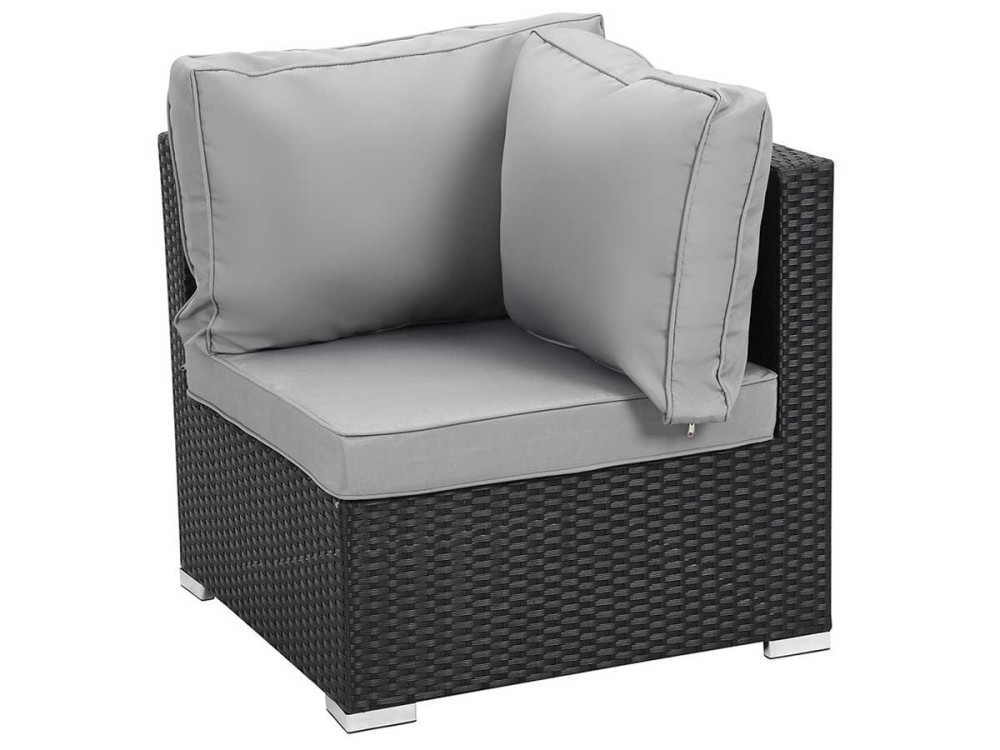 Garden lounge set 2 pcs "Ibiza" - Atlanta - Black