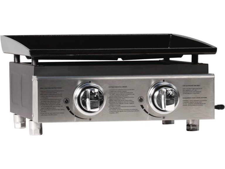 Plancha "Presto 2" - 2 Burners - 5 kW - Grey
