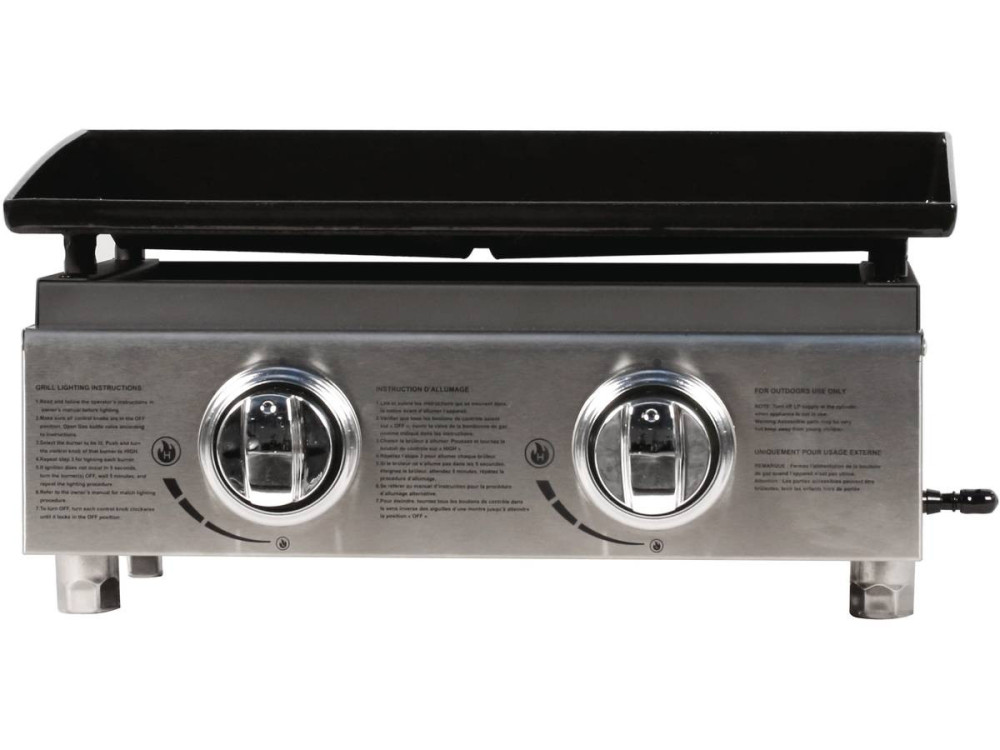 Plancha "Presto 2" - 2 Burners - 5 kW - Grey